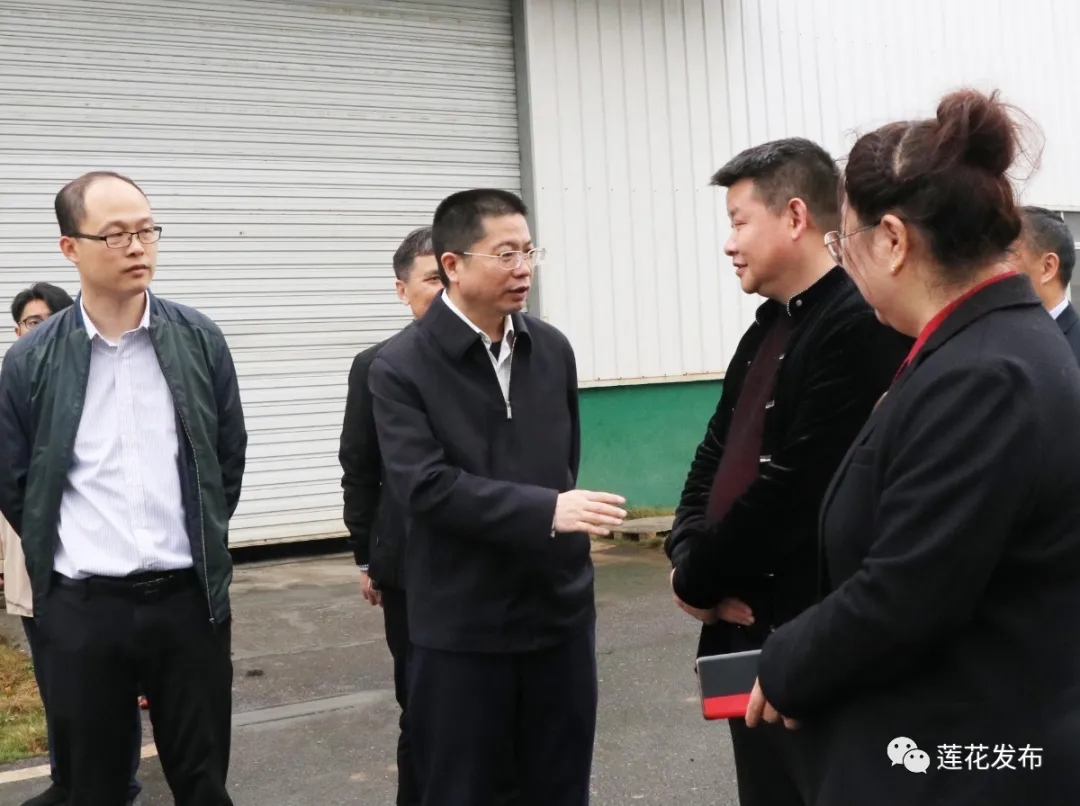 莲花县人民政府 莲花动态 县委书记张运来督导企业复工复产情况